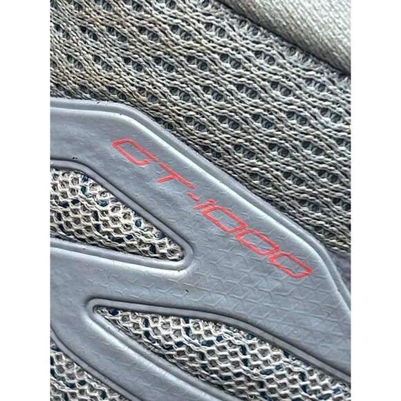 Asics Womens GT-1000 10 Wide Running Shoes Gray/Coral Lightweight Size 11 - Picture 5 of 12